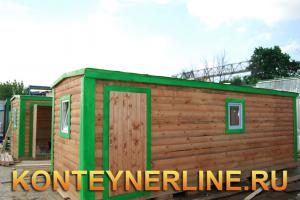 Перевозные бани из бруса