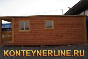 Перевозные бани из бруса