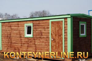 Перевозные бани из бруса
